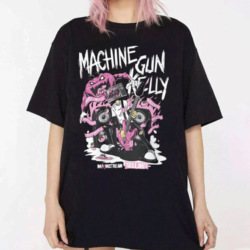 Machine Gun Kelly Retro Tour Concert Fan Graphic Unisex T-Shirt